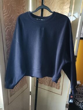 STARTER Women's Navy Crewneck Sweater